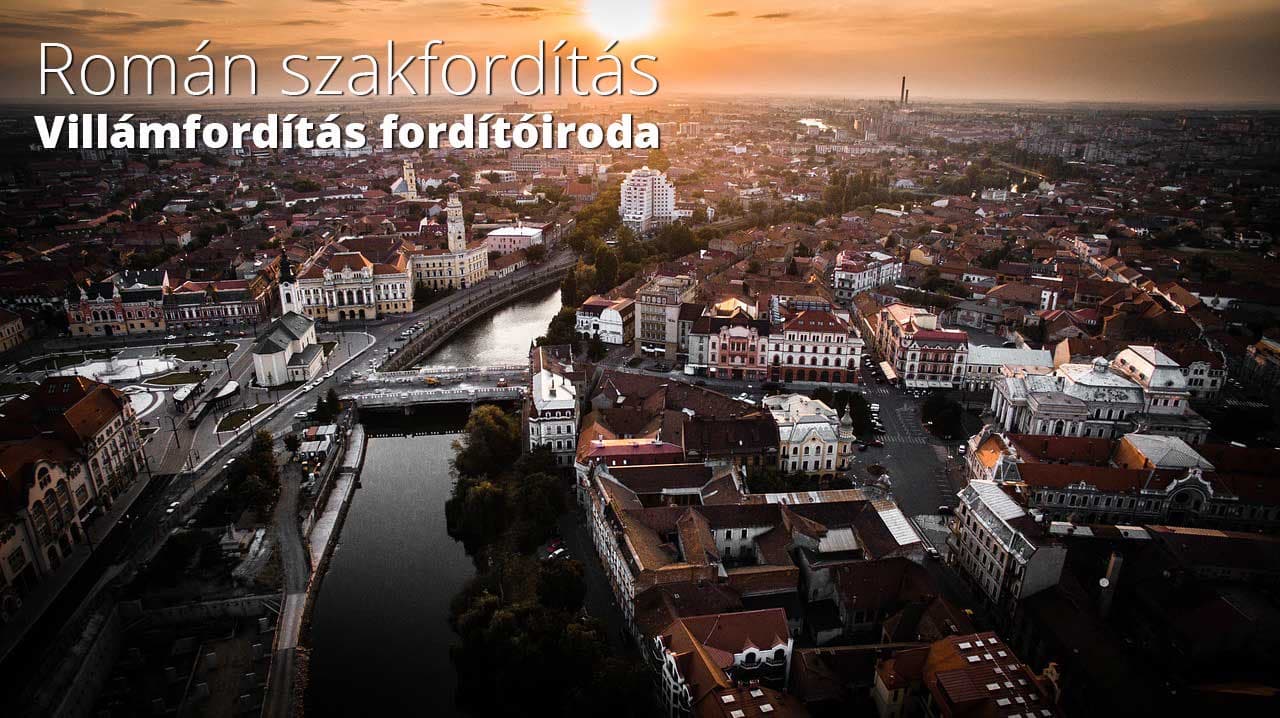 Román–magyar és magyar–román szakfordítás