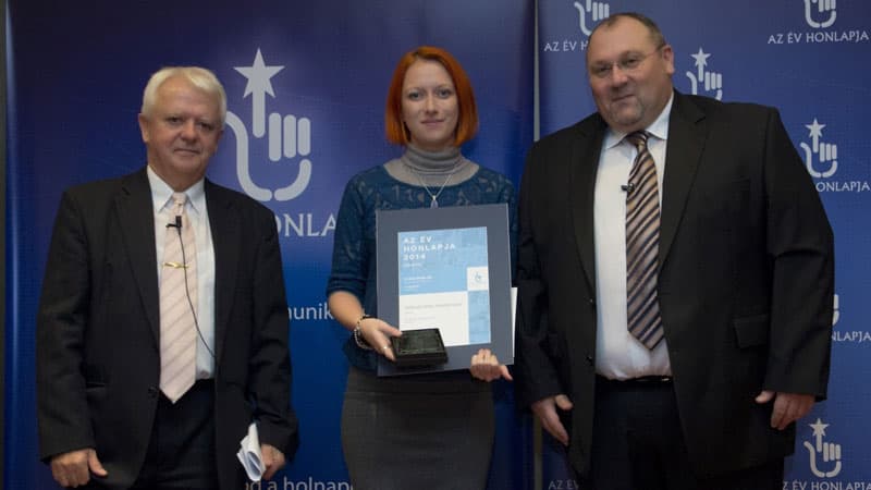 Az Év Honlapja 2014 – megnyertük!